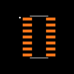 SN74HC10DRE4 Footprint