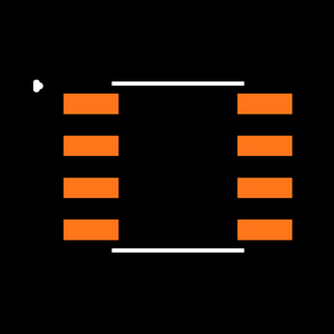 24LC024-E/MS Footprint