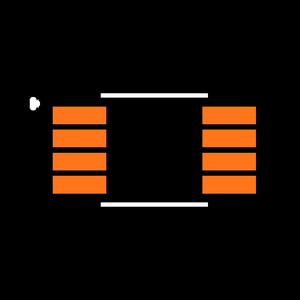 25LC080BT-I/MS Footprint