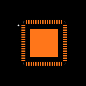 AD6655ABCPZRL7-125 Footprint