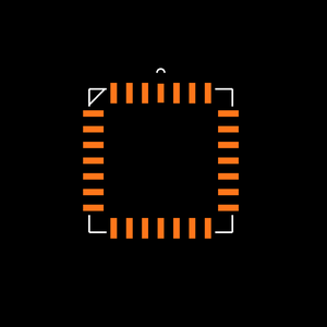 AD7870JNZ Footprint