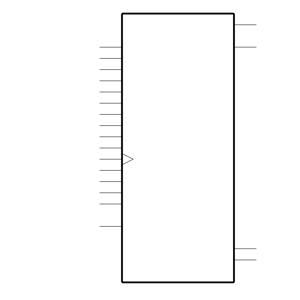 ADC0838CIWM/NOPB Symbol