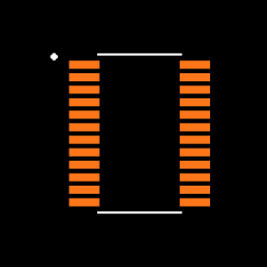 BQ24702PWG4 Footprint