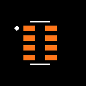 CAT16-86R6F4LF Footprint