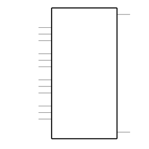 CD74HC00M96E4 Symbol
