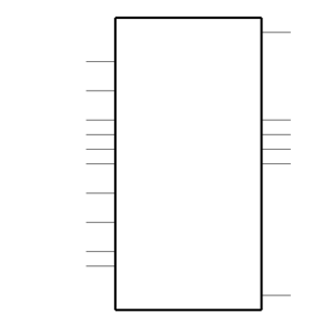 CD74HC165M96G4 Symbol