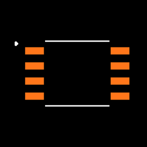 DS1631S+ Footprint