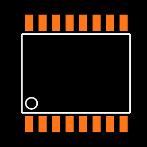 INA2141UA/1K Footprint