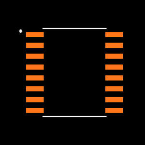 ISO7230CDWRG4 Footprint
