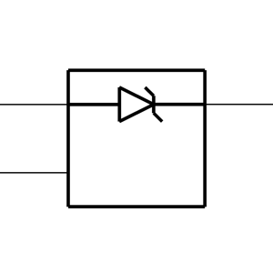 LM4050QCEM3X2.5/NOPB Symbol
