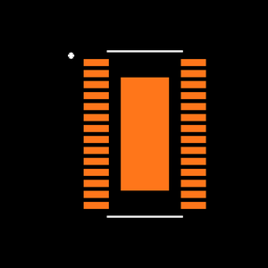 MAX13325GUI/V+T Footprint