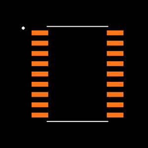 MAX222CWN+T Footprint