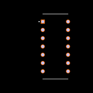 MAX231MJD/883B Footprint