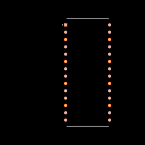 MAX3480EBEPI+ Footprint
