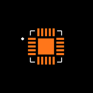 MAX3969ETP+T Footprint