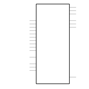 MAX7036GTP/V+ Symbol