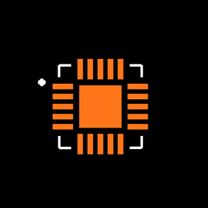 MAX8597ETP+ Footprint