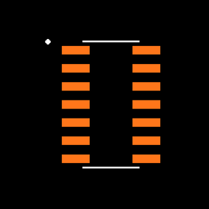 MC14001BCPG Footprint