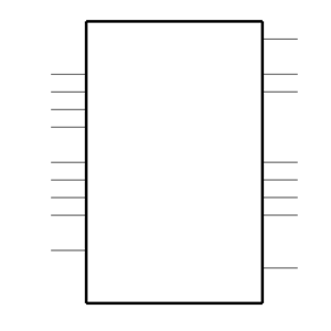 MCP23S09-E/P Symbol