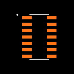 MCP6284-E/P Footprint