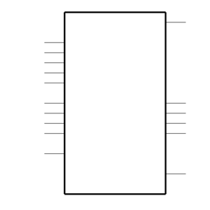 PCA9557PW Symbol