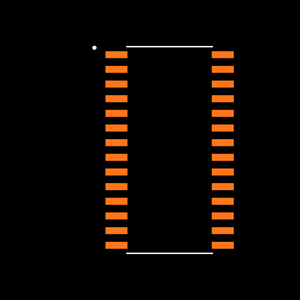 PIC16C66-20I/SO Footprint