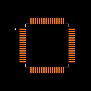 PIC17LC756A-08I/PT Footprint