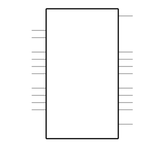 SN74AHC245MDWREP Symbol