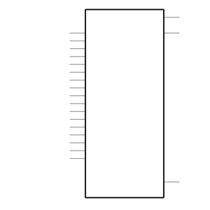 SN74ALS518DWE4 Symbol