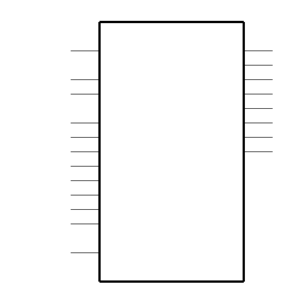 SN74ALS645ADWR Symbol