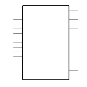 SN74HC11PWRG4 Symbol