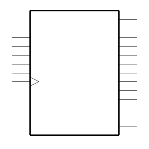 SN74HC175DRG4 Symbol