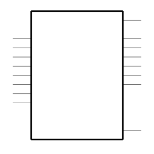 SN74HC193NE4 Symbol