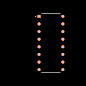 SN75115NE4 Footprint