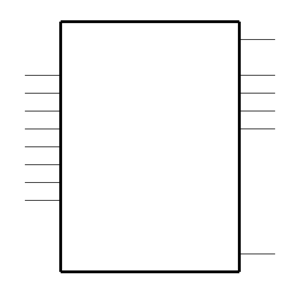SN75183NE4 Symbol