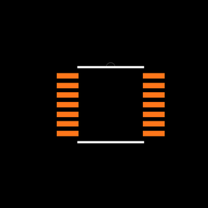 TLC2274AQPWRQ1 Footprint