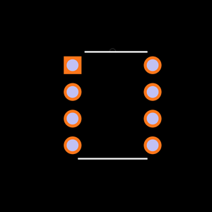 TLC27M2BIP Footprint