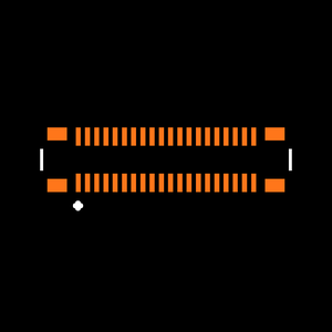 BM24-40DP/2-0.35V(51) Footprint