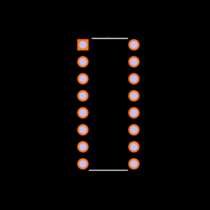 SN74ALS163BDR Footprint