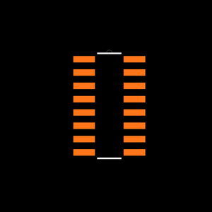 SN74AS138D Footprint