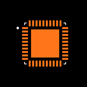 MAX34446ETL+ Footprint