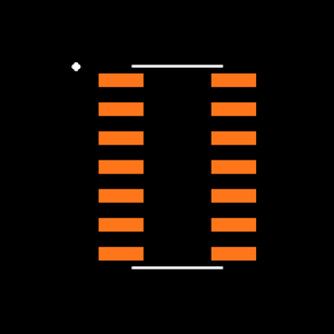 MAX4378TASD+T Footprint