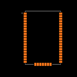 RN2903A-I/RM103 Footprint