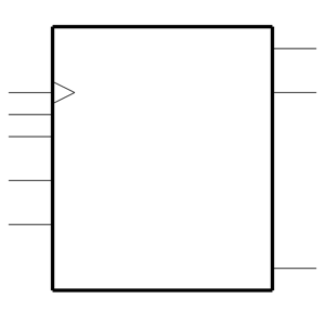 93LC56AT-E/MS Symbol
