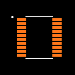 MAX9315EUP+T Footprint