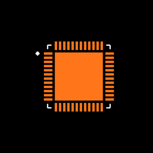 NRF51822-QFAA-R Footprint