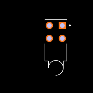 WP934AD/GD Footprint